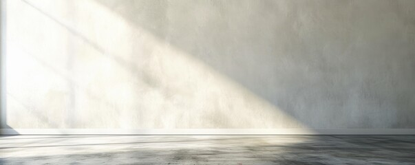 White and rough texture background with blank wallpaper. Worn wall and peeling paint.