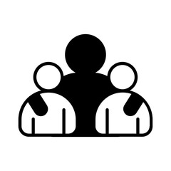 Care icon. black fill icon