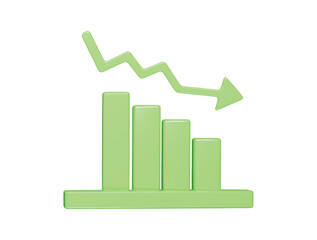 Business icon 3d render illustration