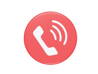 Phone icon 3d illustration 