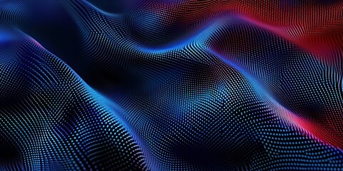 blue, red and black wavy  background
