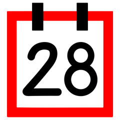 Calendar number 28