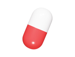Capsul icon 3d render illustration
