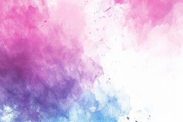 Watercolor paint sketch with purple and pink dot gradient on white, ideal for creative backgrounds and textile design.