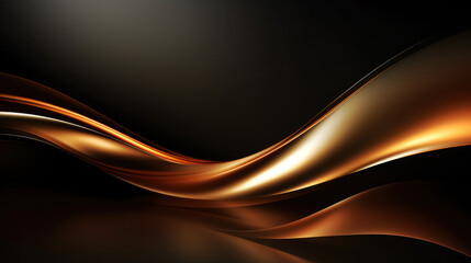 Abstract premium luxury shape metallic wave background