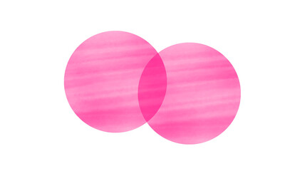 pink easter egg on white background