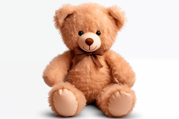 Obraz premium drawn teddy bear on a white background