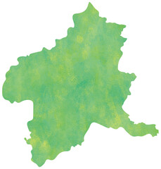 群馬県 地図 イラスト