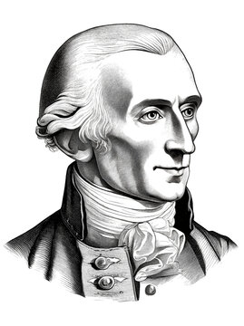 Portrait of Jean-Baptiste Lamarck, generative AI	