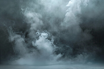 Mystical fog enveloping the scene in a soft embrace, with delicate wisps of smoke creating an enchanting and dreamlike atmosphere