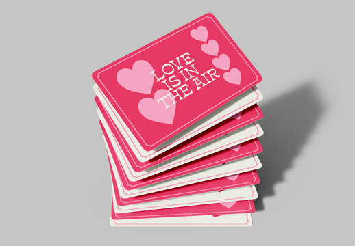 Valentine's Day Postcard Layout