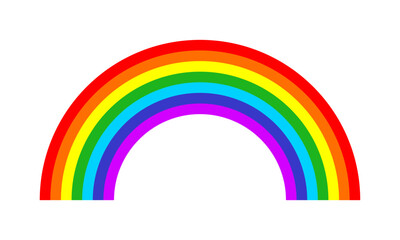 Rainbow logo icon vector