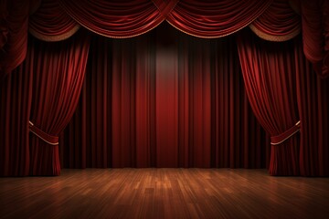 Theater Curtains Generative AI