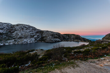 Lago - Serra da Estrela, primeira neve de 2024