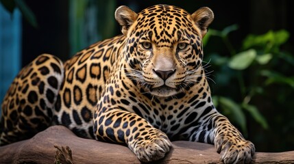 close up portrait of a leopard