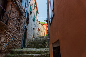 The small streets of Rovinj, Croatia