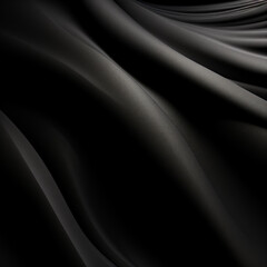 Fototapeta premium Black silk fabric background