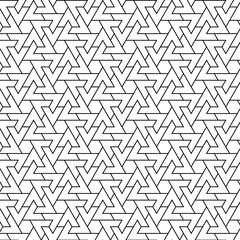 Geometric pattern background. Triangle form. Black and white Vector Format Illustration. 
