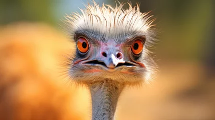 Fotobehang close up of an ostrich © faiz
