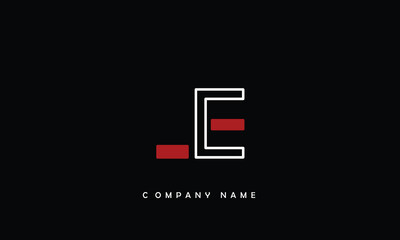 LE, EL, L, E Alphabets Letters Logo Monogram