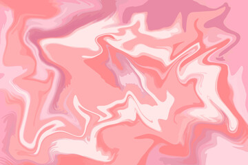 Pink Watercolor Marble Ink Abstract Background. Wallpaper. Gradient Backdrop. Vector Illustration. Valentine's Day. Wedding. Decoration