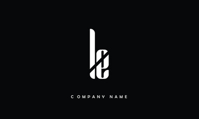 LE, EL, L, E Alphabets Letters Logo Monogram