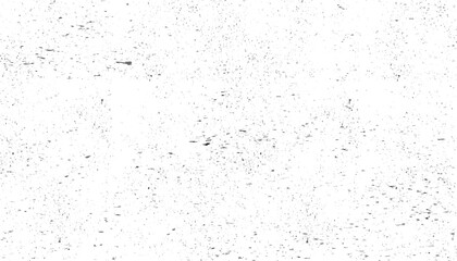 Seamless abstract polka dot pattern. Black hand drawn drip points isolated on white background. Stone texture, ink blots stain, grain, paint splash, spray effect. Vector grunge splattered illustration