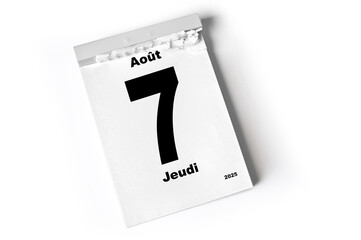 7 . Août 2025