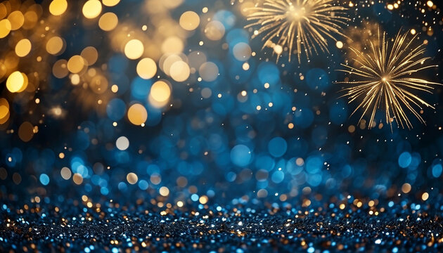 Blue Fireworks Background Images – Browse 164,060 Stock Photos, Vectors ...