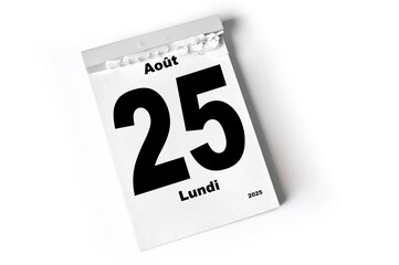 25 . Août 2025