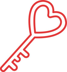 continuous one line drawing of house key vector illustration pro vector