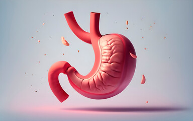 Fototapeta premium 3d rendered illustration of human stomach