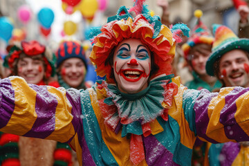 Fototapeta premium Clowns