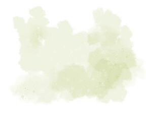 Pastel green watercolor with sparkle abstract background