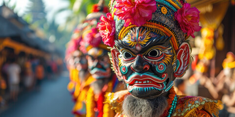 Fototapeta premium Masken Parade Festival