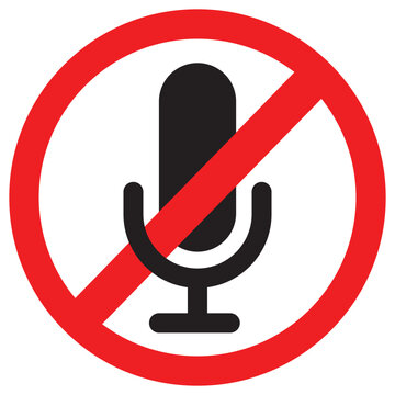 No photography, video recording, Audio Recording, Live Media and sightseeing symbol. prohibition icon. Video, photo, phone, audio, sightseeing prohibited logo pictogram. Vector illustration. Isolated.