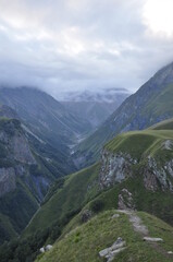 Fototapeta na wymiar Górski krajobraz, Kaukaz, Gruzja