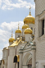 Ulice Moskwy, Rosja. Zabytki, fasady, Plac Czerwony, Kreml, Świątynie prawosławne, obiekty turystyczne © Ornela