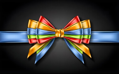 background with a bow
