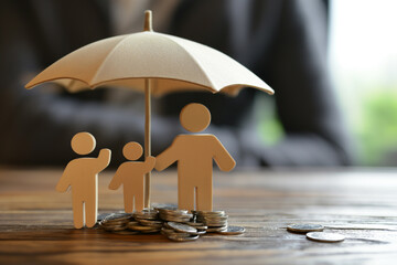 Security in Savings: Family Insurance Concept