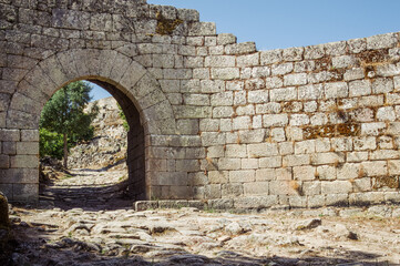 The gate and wall of the old village and castle of Carrazeda de Ansiães