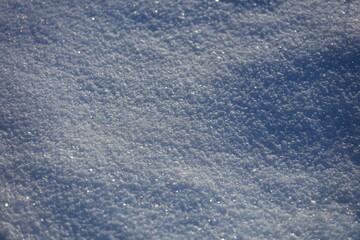snow texture under the sun, shining snow