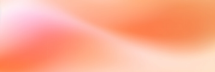 A blur background with a peach fuzz wave blur effect suitable for adding subtle and soft visual interest to designs, perfect for creating a calming and professional backdrop for various projects - obrazy, fototapety, plakaty
