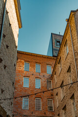 old buildings in the old town of Tallinn, Rotermanni district