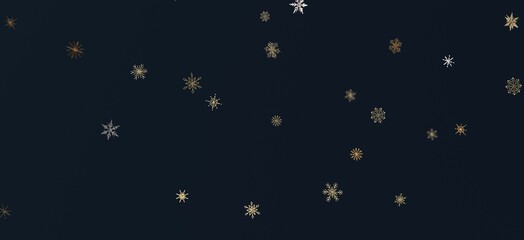 Fototapeta premium Starstruck Spectacle: 3D Illustration Transports You to a Colorful Stars Shower