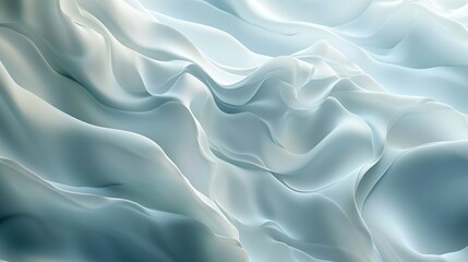 Obraz premium Fondo abstracto 3d con ondas. Generado por IA.