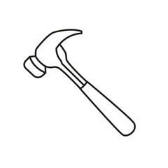 hammer tool vector symbol sign icon