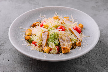 Caesar salad with grilled chicken