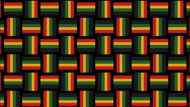 Black History Month Abstract Background Animation , Black History Month, Juneteenth seamless pattern Background 
 Animation, Background Abstract Animation.