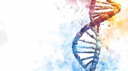 colorful DNA helix - genetic, dna, biotech, genome, background, gene, biotechnology, presentation